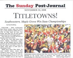 Titletowns! <em>Post-Journal</em> (Jamestown), November 30, 2008. Titletowns! November 30, 2008.