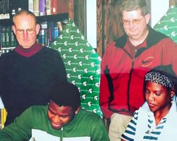 Jehuu Caulcrick signs to attend Michigan State, 2002. Jehuu Caulcrick signs to attend Michigan State, 2002.