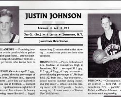 Justin Johnson bio at West Point. 1995-96. Justin Johnson bio at West Point. 1995-96.