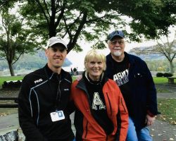 Justin Johnson and his parents, Dori and Bob. Justin Johnson and his parents, Dori and Bob.