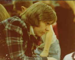 Kay Gould on the bench. Kay Gould