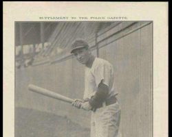 Tommy Leach. <em>Police Gazette</em>, 1903. 1903 photo of Tommy Leach in Police Gazette magazine.