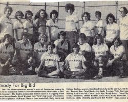 Ready For Big Bid. <em>Post-Journal</em> (Jamestown), 1979.
Luella Kye is first on left in back row. Ready For Big Bid. 1979.