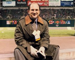 Dan Lunetta at the ballpark in Cleveland. Dan Lunetta at the ballpark in Cleveland.