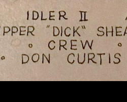 Idler II crew, 1939. Idler II crew, 1939.