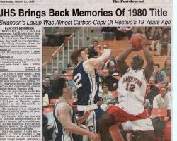 JHS Brings Back Memories Of 1980 Title. <em>Post-Journal</em> (Jamestown), March 10, 1999. JHS Brings Back Memories Of 1980 Title. March 10, 1999.