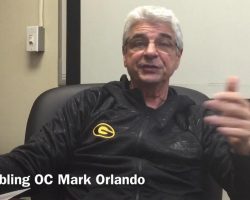 New Grambling State offensive coordinator Mark Orlando shares what stuck out to him most while studying the offense on film. <em>Monroe News Star,</em> March 5, 2019. Mark Orlando