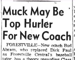 Muck May Be Top Hurler For New Coach. April 18, 1961. Muck May Be Top Hurler For New Coach. April 18, 1961.
