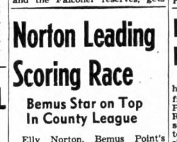 Norton Leading Scoring Race. February 15, 1946. Norton Leading Scoring Race. February 15, 1946.