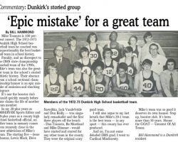 'Epic mistake' for a great team. <em>Observer</em> (Dunkirk), April 6-7, 2024. 'Epic mistake' for a great team. April 6-7, 2024.