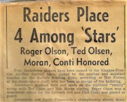 Raiders Place 4 Among 'Stars. <em>Post-Journal</em> (Jamestown), 1949. Raiders Place 4 Among 'Stars. 1949.