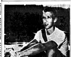 Former Cornell Rowing Star, Gravink, to Attend Dinner. <em>Post-Journal</em> (Jamestown), January 4, 1958. Former Cornell Rowing Star, Gravink, to Attend Dinner. January 4, 1958.