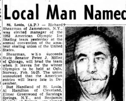 Local Man Named. <em>Post-Journal</em> (Jamestown), October 22, 1951. Local Man Named. October 22, 1951.