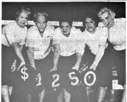 Women Bowlers Start Happiness Fund With $1250. <em>Post-Journal</em> (Jamestown), November 25, 1965. Women Bowlers Start Happiness Fund With $1250. November 25, 1965.