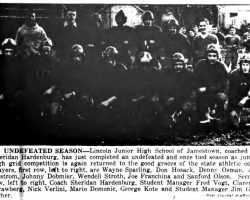 Undefeated Season. <em>Post-Journal</em> (Jamestown), November 9, 1946. Undefeated Season. November 9, 1946.