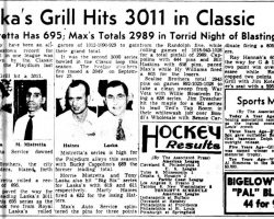 Laska's Grill Hits 3011 in Classic. <em>Post- Journal</em> (Jamestown), December 29, 1948. Laska's Grill Hits 3011 in Classic. December 29, 1948.
