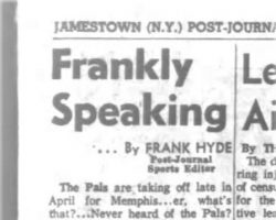 Frankly Speaking. <em>Post-Journal</em> (Jamestown), March 26, 1963. Frankly Speaking. March 26, 1963.