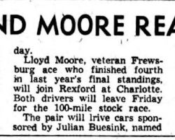 Rexford And Moore Ready To Roll. <em>Post-Journal</em> (Jamestown), March 28, 1951. Rexford And Moore Ready To Roll. March 28, 1951.