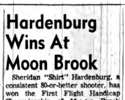 Hardenburg Wins At Moon Brook. <em>Post-Journal</em> (Jamestown), August 3, 1959. Hardenburg Wins At Moon Brook. August 3, 1959.