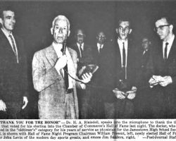 Thank You For The Honor. <em>Post-Journal ,</em> (Jamestown), August 29, 1961. Thank You For The Honor. August 29, 1961.