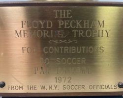 Floyd Peckham Memorial Trophy 1972. Floyd Peckham Memorial Trophy 1972.