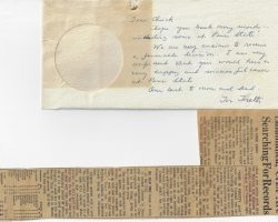 Recruiting letter from Penn State. January, 1968. Recruiting letter from Penn State. January, 1968.