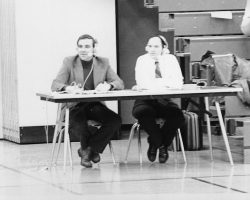 Pete Hubbell and Dan Crippen. Circa 1978. Pete Hubbell and Dan Crippen.