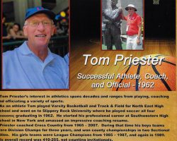 Tom Priester's bio from North East High School Athletic Hall of Fame induction book. September 25, 2021. Tom Priester's bio. September 25, 2021.