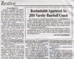 Returning To His Roots. Page 2. <em>Post-Journal</em> (Jamestown), February 11, 2004. Returning To His Roots. Page 2. February 11, 2004.