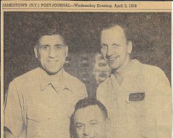 Taking The Pins Home? <em>Post-Journal</em> (Jamestown), April 2, 1958. Taking The Pins Home? April 2, 1958.