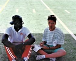 Ron Graham with Scott Kindberg. 1996. Ron Graham with Scott Kindberg. 1996.