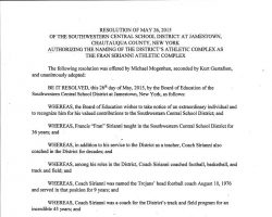 SWCS Board resolution. May 26, 2015. SWCS Board resolution. May 26, 2015.
