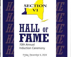 Section VI 2024 Hall of Fame induction program cover. Section VI 2024 Hall of Fame induction program cover.