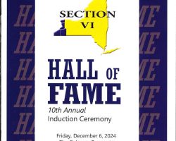 Section VI 2024 Hall of Fame induction program cover. Section VI 2024 Hall of Fame induction program cover.