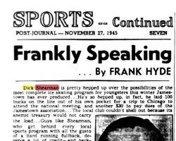 Frankly Speaking. <em>Post-Journal</em> (Jamestown), November 27, 1945. Frankly Speaking. November 27, 1945.