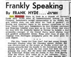 Frankly Speaking. <em>Post-Journal</em> (Jamestown), March 13, 1952. Frankly Speaking. March 13, 1952.