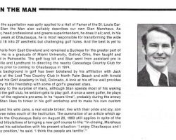 Stan the Man feature. 1987. Stan the Man feature. 1987.