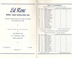 Section 6 High School Basketball Play-offs program. March 21, 1953. Section 6 High School Basketball Play-offs program. March 21, 1953.