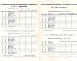 Section 6 High School Basketball Play-offs program. March 21, 1953. Section 6 High School Basketball Play-offs program. March 21, 1953.