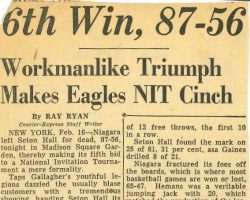 Workmanlike Triumph Makes Eagles NIT Cinch. Workmanlike Triumph Makes Eagles NIT Cinch.