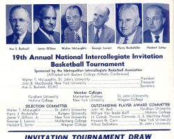 NIT program. March 19, 1956. NIT program. March 19, 1956.