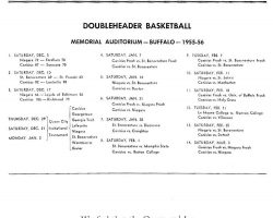 Queen City Invitational Tournament program. December 29, 1955. Queen City Invitational Tournament program. December 29, 1955.