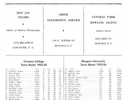Queen City Invitational Tournament program. December 29, 1955. Queen City Invitational Tournament program. December 29, 1955.