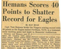 Hemans Scores 40 Points to Shatter Record for Eagles. Hemans Scores 40 Points to Shatter Record for Eagles.