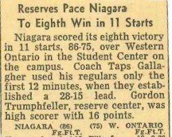 Reserves Pace Niagara To Eighth Win in 11 Starts. Reserves Pace Niagara To Eighth Win in 11 Starts.
