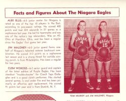 Holiday Basketball Festival program. December 25, 1956. Holiday Basketball Festival program. December 25, 1956.