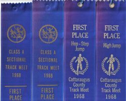 Track & Field ribbons. 1968. Track & Field ribbons. 1968.