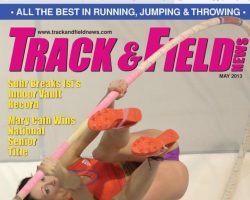 Track & Field cover, May 2013. Track & Field cover, May 2013.