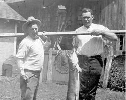 Billy Webb on left. Billy Webb on left.