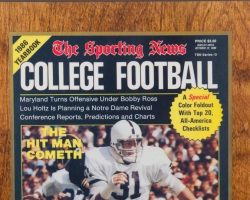 The Hit Man Cometh. <em>The Sporting News College Football</em>, 1986 The Hit Man Cometh. 1986.